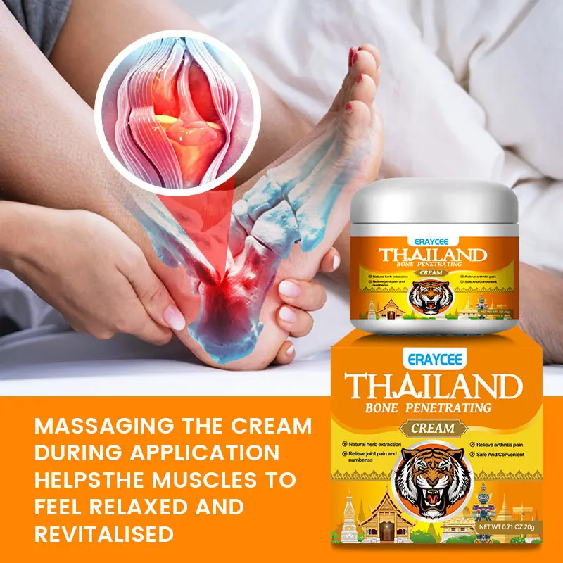 Chinese Tiger Patch Eraycee Thai bone balm Tiger Balm waist spine joint knee menticus health balm massage health