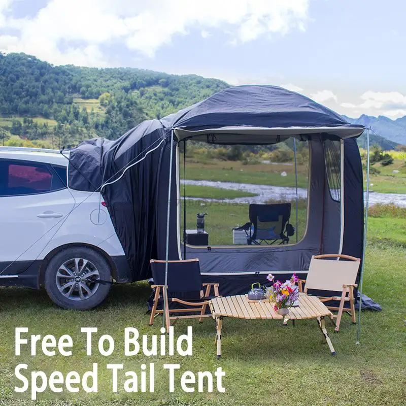 

Rear Boot Tent Anti-mosquito and Rain-proof SUV Off-road Vehicle Outdoor Camping Car Side Awning Full-automatic Pop Up PergolaTT