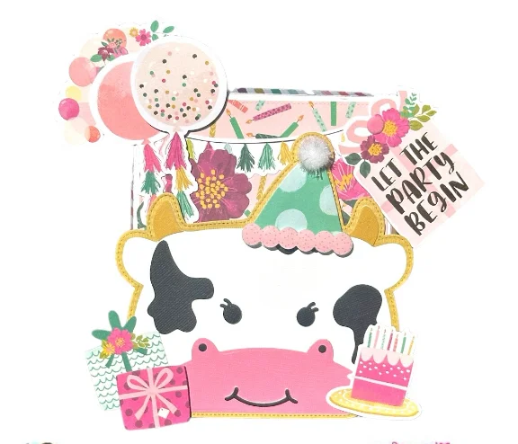 Description Picture 2 of item3D Barn Giftbox Metal Cutting Dies Stencil for DIY Scrapbooking Paper Cards Making Decorative Crafts Supplies New 2024