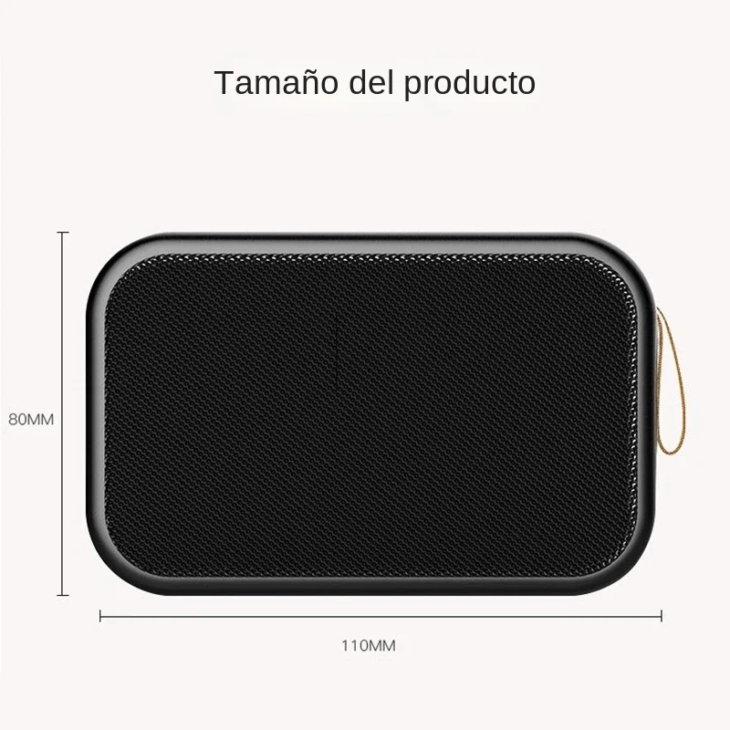 Altoparlante universale portatile in tessuto 5.0, mini altoparlante wireless Bluetooth per esterni e interni, altoparlante HIFI, supporto per scheda TF_voghion.com