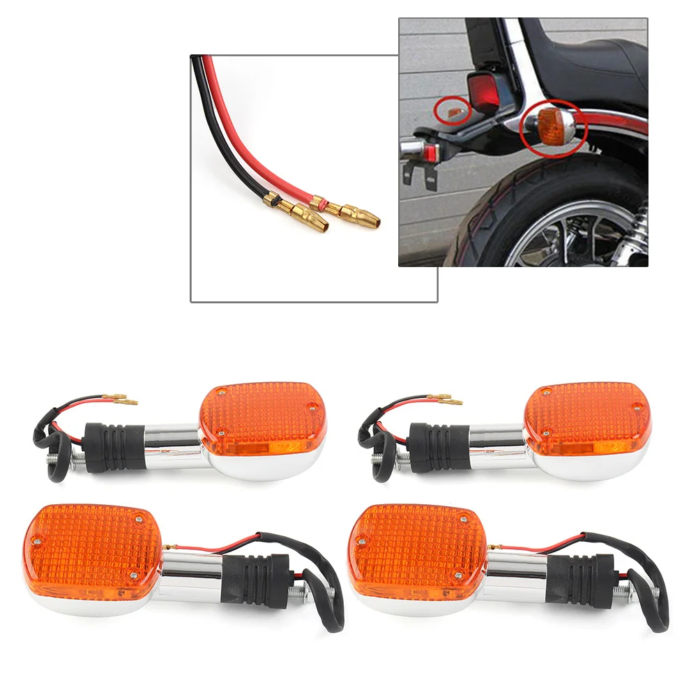 

4 шт., фонари указателя поворота для мотоцикла Honda Magna Rebel CMX 250 450 Shadow 600 750 1100 VTX1300 VTX1800