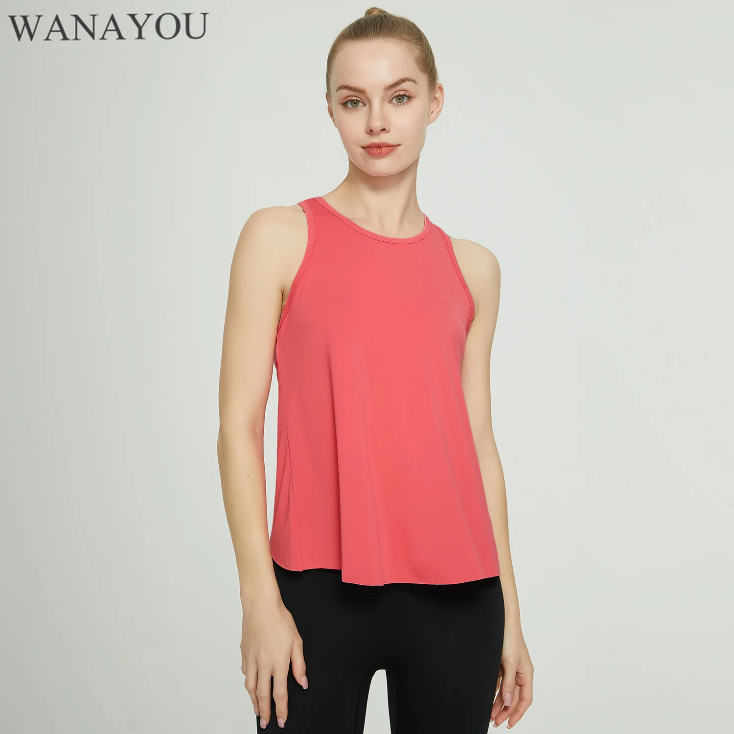 Women Yoga Tank Tops Seamless Sports Shirts