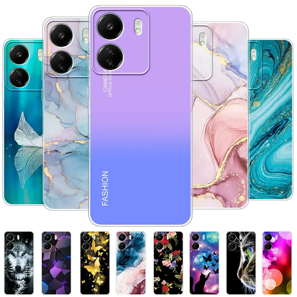 Clear Soft Silicone Protective Phone Case - Flexible Transparent Cover