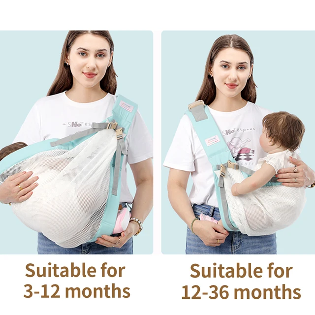 Adjustable 3D Mesh Baby Carrier Comfortable Breathable Infant Back Strap with Durable Straps for Parent's Ease of Use 2