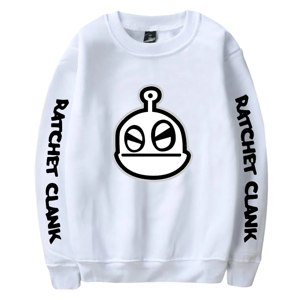 Pop Game Ratchet Clank Felpa O-Collo Unisex Tuta Donna Uomo Outwear Harajuku Streetwear Cricchetto Clank: Rift Apart