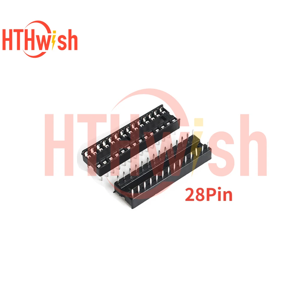 50-Pack Assorted DIP IC Socket Connectors
