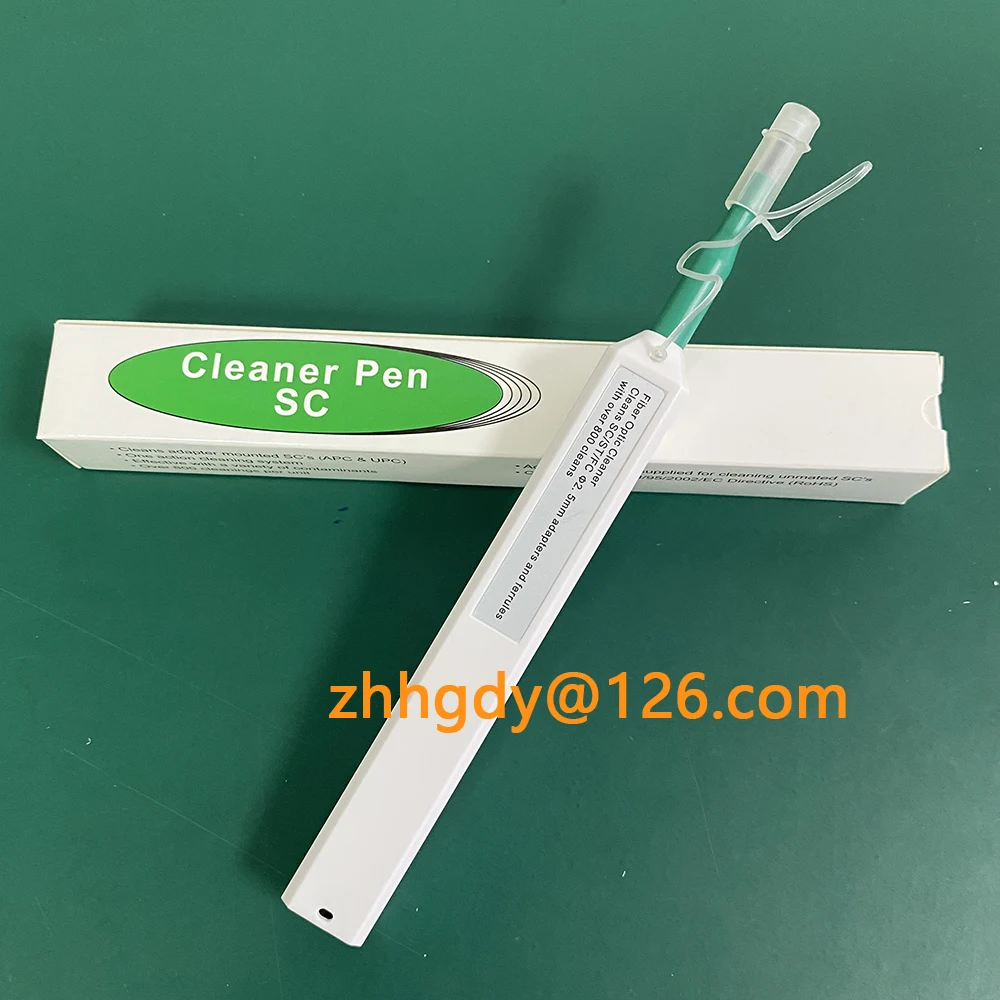 2.5mm 1.25mm Fiber Optic Cleaner Cleaning Pen FOC-1.25 MU LC FOC-2.5 SC ST FC Fiber Flange Cleaner Fiber Connector Cleaning Pen