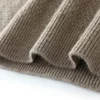 Autumn Winter New 100% Cashmere Sweater Men's Half High Collar Knitted Pullover Thickened Warm Jacquard Bottom Shirt Men's Wear 5