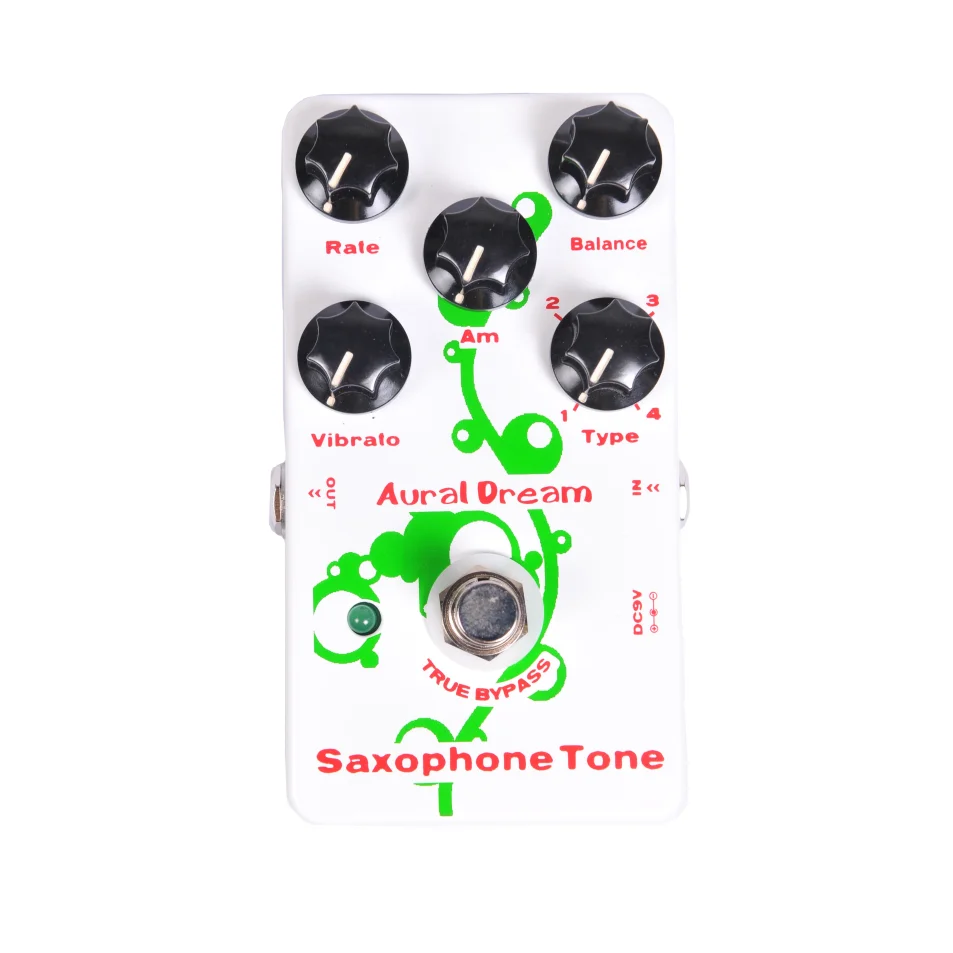 Aural Dream Saxophone Tone Synth Guitar Pedal Has 4 Types Using