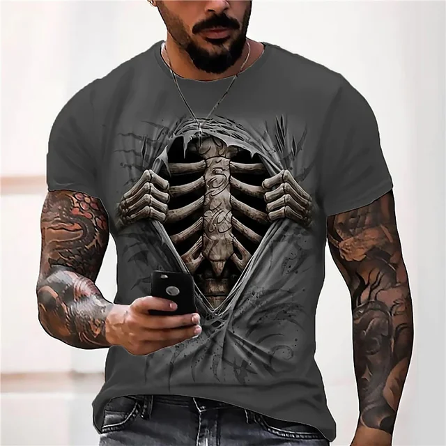 Vintage-Horror-Skull-3d-Print-Men-s-T-shirt-Summer-Classic-Casual-O-Neck-Short-Sleeve.png_640x640.png FFT爱潮牌3d打印T恤- 男士夏季T恤O领嘻哈上衣-骷髅头惊悚系列2-休闲T恤原宿超大服装