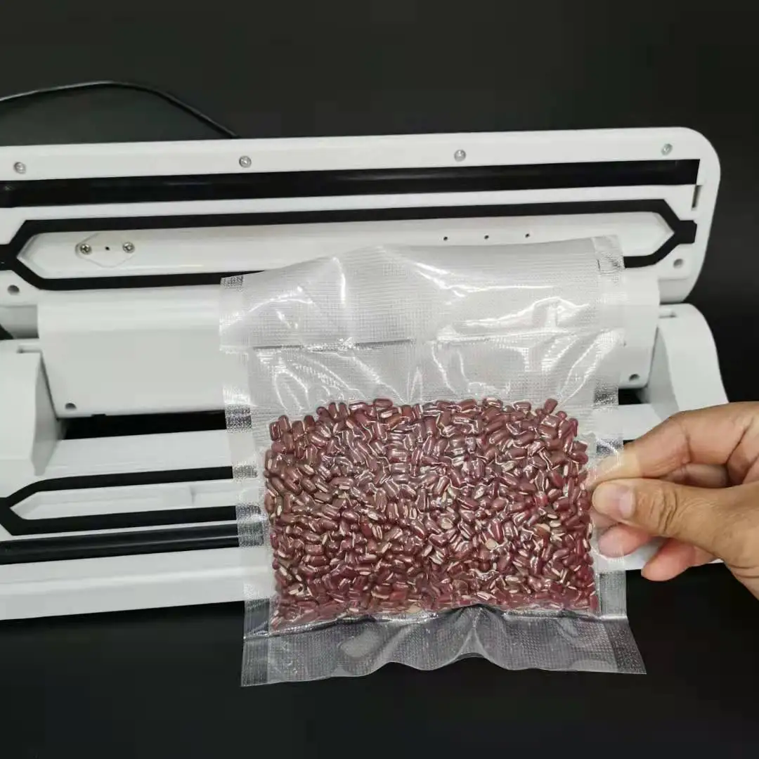 30 * 500 cm Lebensmittel-Vakuumbeutel für Lebensmittel Sous Vide Strukturierte Aufbewahrungsverpackungsbeutel für Vakuumierer Fleisch Obst Gemüse 500 cm/Rollen – Detail 5