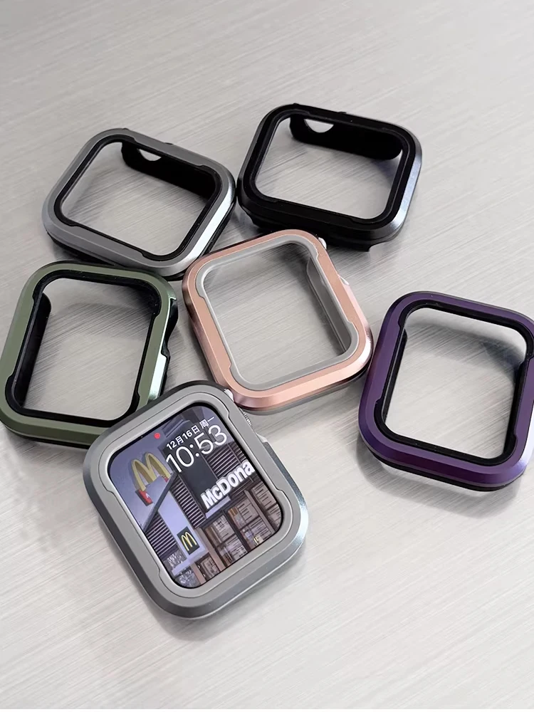 Two-Tone Aluminum TPU Frame Protective Cover Case