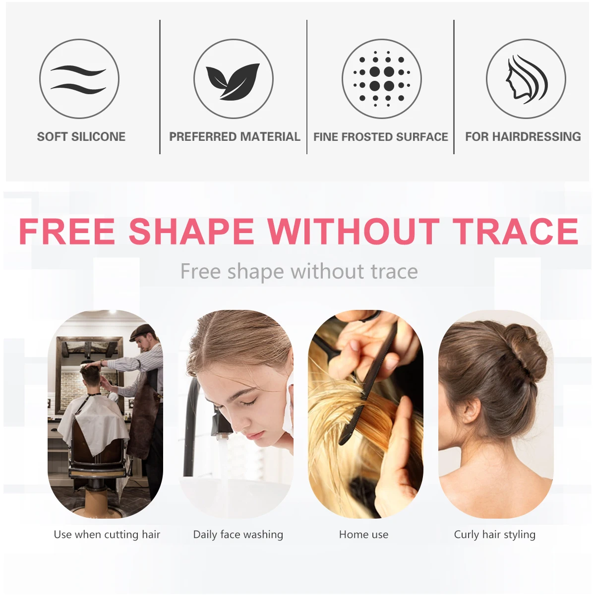 10Pcs/Set Hairdressing Alligator Hair Clips Salon Pro Seamless Clip Rubber Sectioning Barber Styling Barbershop Accessories_voghion.com