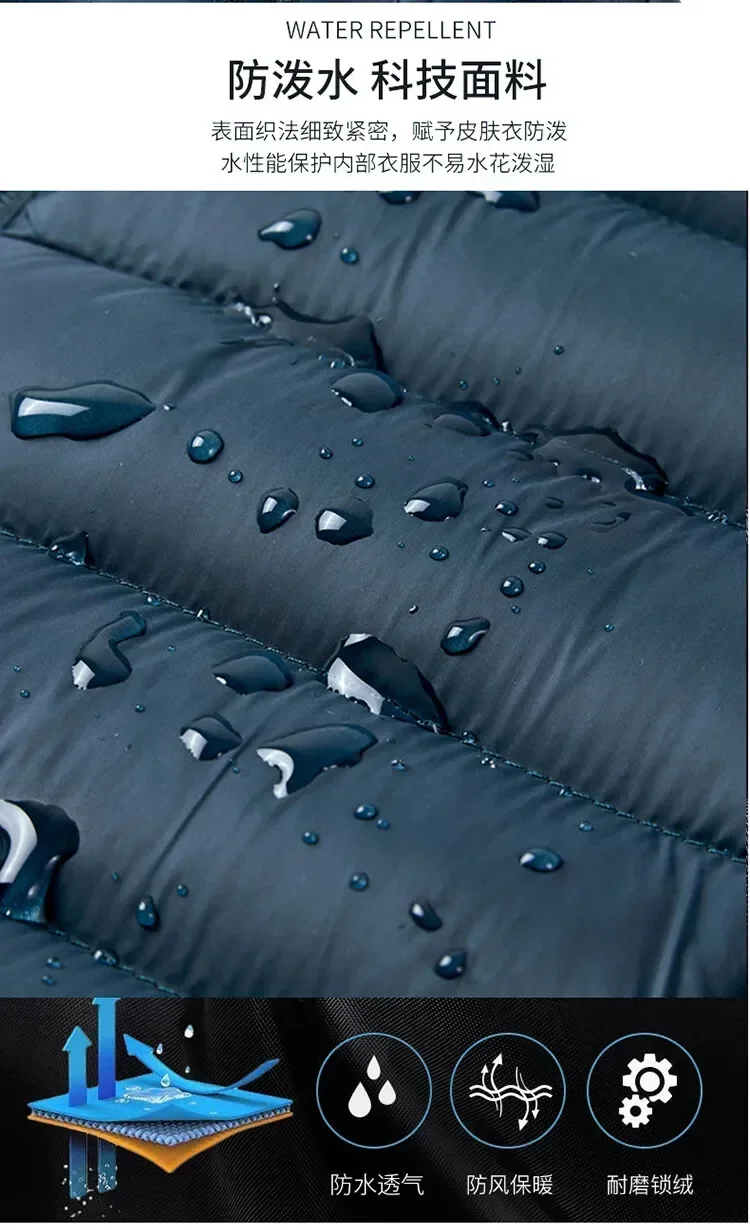 men Fashion brand Coat men's casual Parka Waterproof Outwear Brand Clothing men jackets Thick Warm Mens Quality clothes parkas