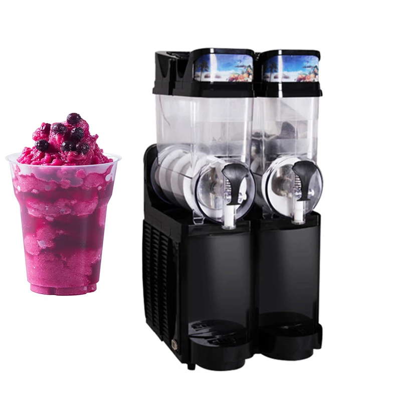 

Commercial Frozen Drink Slush Slushy Making Machine Smoothie Maker Electric Snow Melting Machine