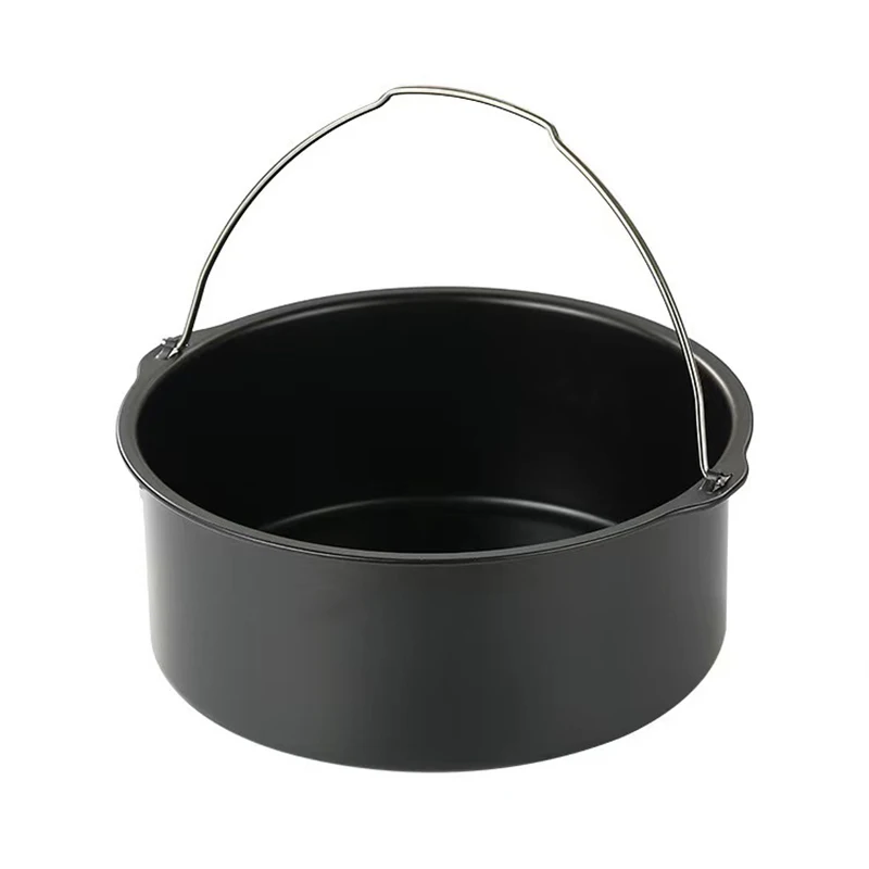 Baking Mold Air Fryer Accessories Air Fryer Baking Tray Air Fryer Mold Baking Pan Baking Pan Tray Air Fryer Basket Pizza Pan 6/7/8 Inch