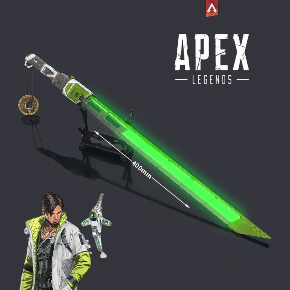 Apex Legends Heirloom Crypto Heirloom Biwon Blade Luminous Game Keychain  Weapon Model Knife Katana Sword Samurai Toys for Boys - AliExpress