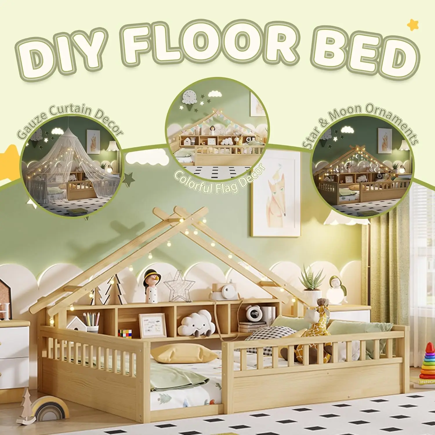 Montessori Floor Bed Frame 3