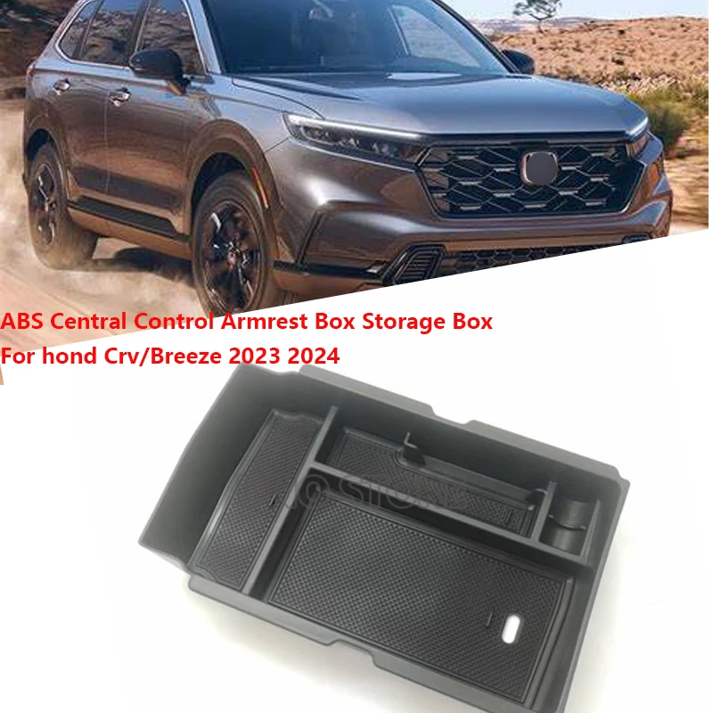 

ABS material Central Control Armrest Box Storage Box Interior Accessories for Honda CRV /Honda breeze CR-V 6th 2023 2024
