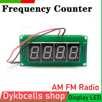 Contatore di Frequenza con Display LED Digitale per Ricezione Radio AM FM, Alimentazione DC 9V-12V, Amplificatore per Radioamatori