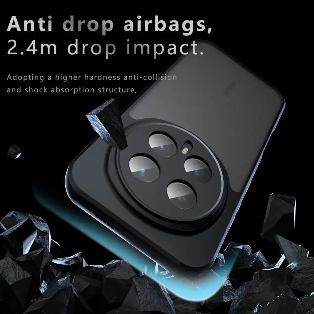 Frosted Matte Shockproof Translucent Skin-Touch Hard Back Case