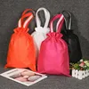 StoBag 20pcs Non Woven Fabric Drawstring Bags Clothes Packaging Portable Storage Shoes Organizer Reusable Pocket Pouches Logo 2