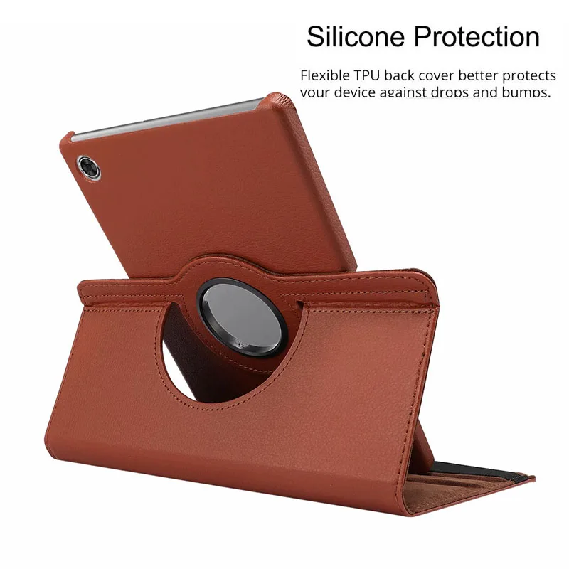 Armour Shockproof Rotating Leather TPU Case For Samsung Tab S5E T720 T725 Shokproof Stand PU Cover For Galaxy Tab T583 T585 2019
