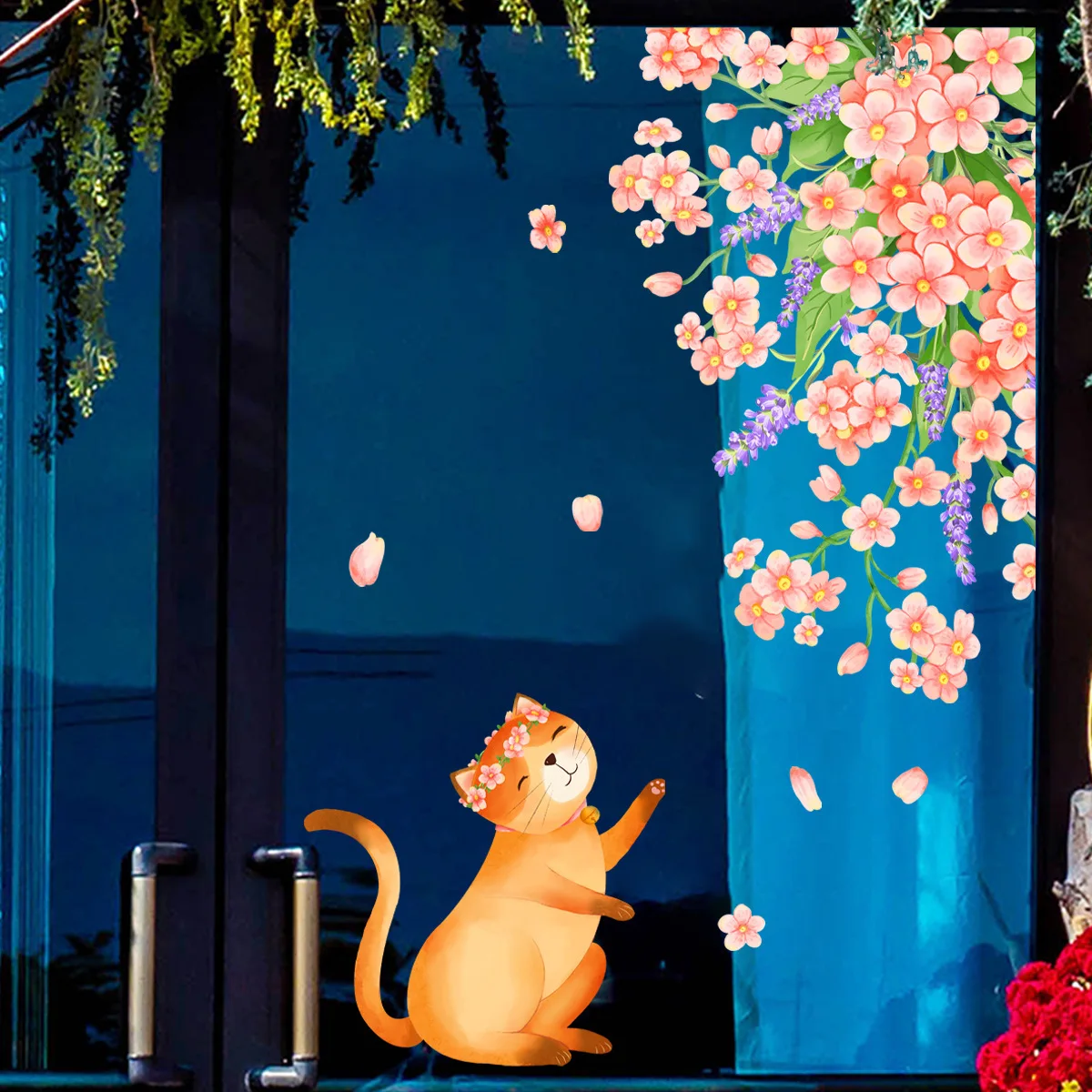 Рисунок 3 - Наклейки на стену с изображением растений