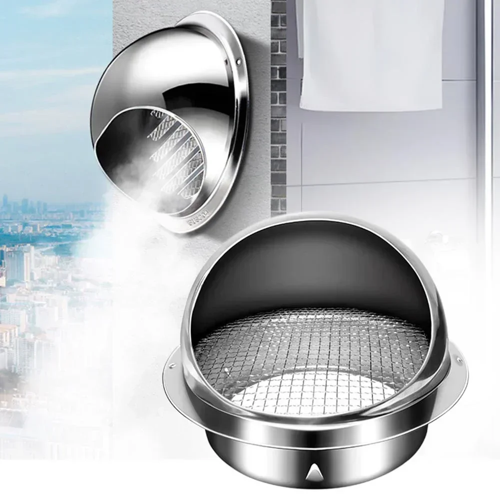 Air Vent Grille Cover 150-200mm Stainless Steel Air Vent Grille Cover For Ducting Ventilation