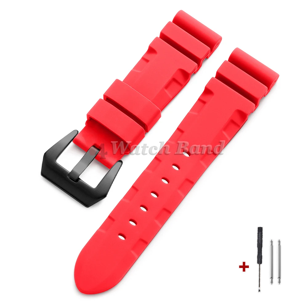 Premium Silicone Rubber Watch Strap - Soft Sport Bands
