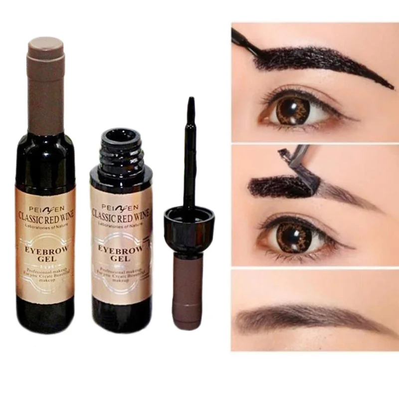 

Peel Off Eyebrow Tattoo Gel Black Coffee Gray Red Wine Tattoo Brow Gel Tint Waterproof Peel Off Eye Brow Tattoo Dye Eyebrow