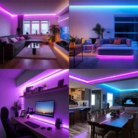 RGB Led Strip Lights 5m 10m 20m 30m Led Room Light with APP Control Flexible Ribbon Luces Led Tape for Room Bedroom Decoration - Image 6