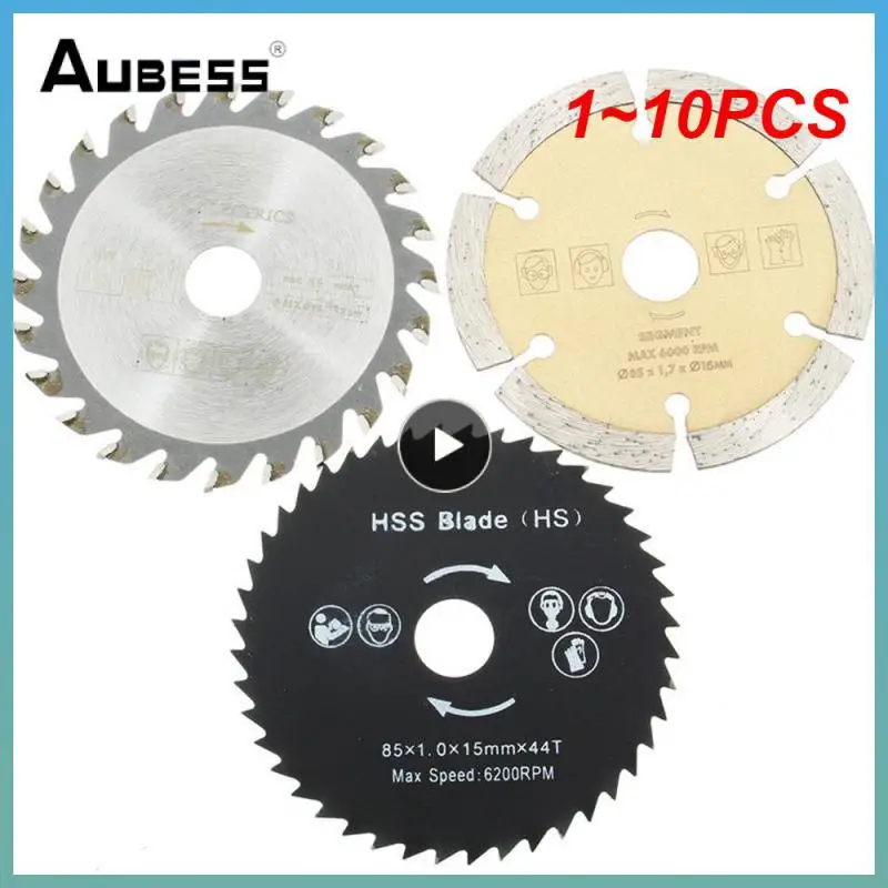 

1~10PCS 85mm*10mm HSS Circular Saw Blade Cutting Disc Wheel For Wood Saw Blade Metal Angle Grinder Accessories