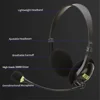 USB Headphones Bluetooth Physical Noise Reduction Headsets Stereo Sound Earphones for Phone PC Gaming Work Earpiece on Head 3