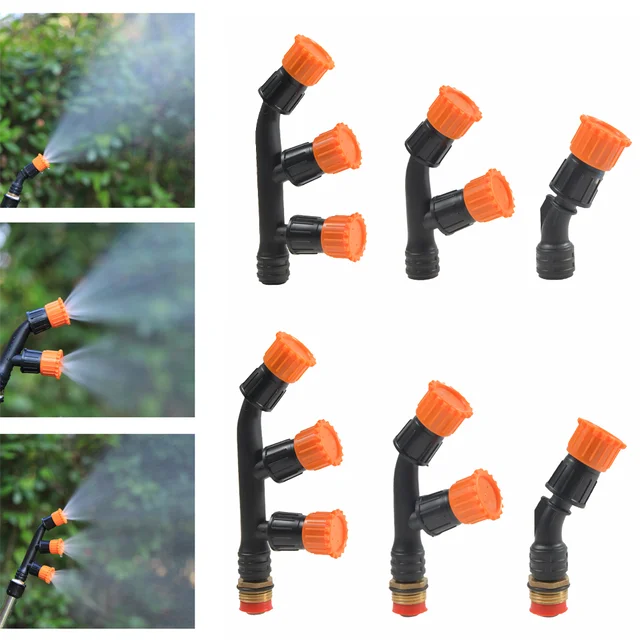 1/4 ”1/2" Szál 1/2/2003 Spray -Fej Peszticid Köd Fúvókák Kerti Mezőgazdaság Üvegházhatású Ültetvények Öntöző Permetező Fúvóka