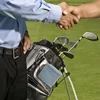 Square Golf Balls Cleaning Towel with Carabiner Hook Golf Cart Wipe Cleaner Microfiber Water Absorption Clean Golf Club Head 5