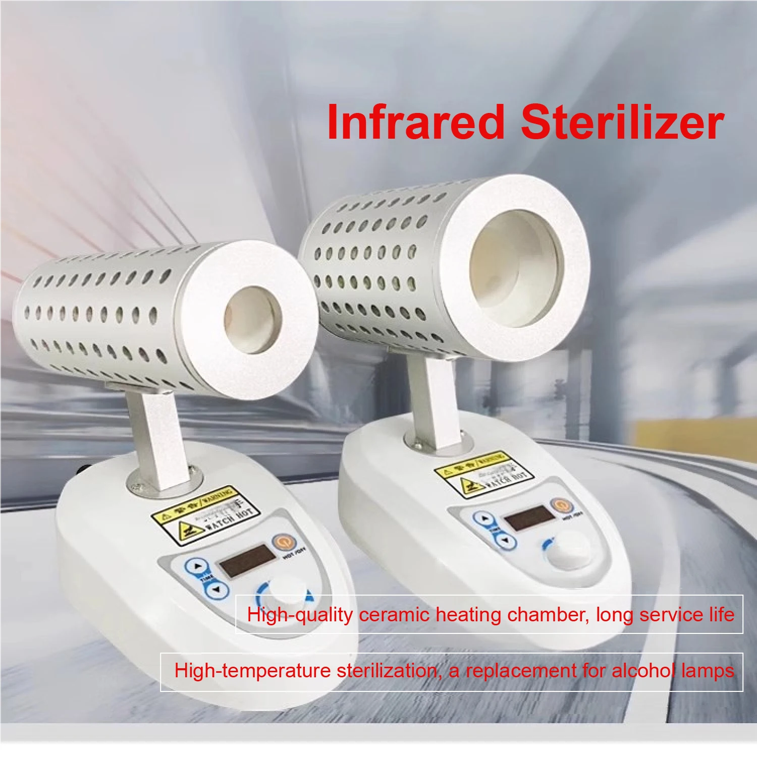 Infrared High Temperature Sterilizer Loop Sterilizer for Microbiology Lab Biosaf