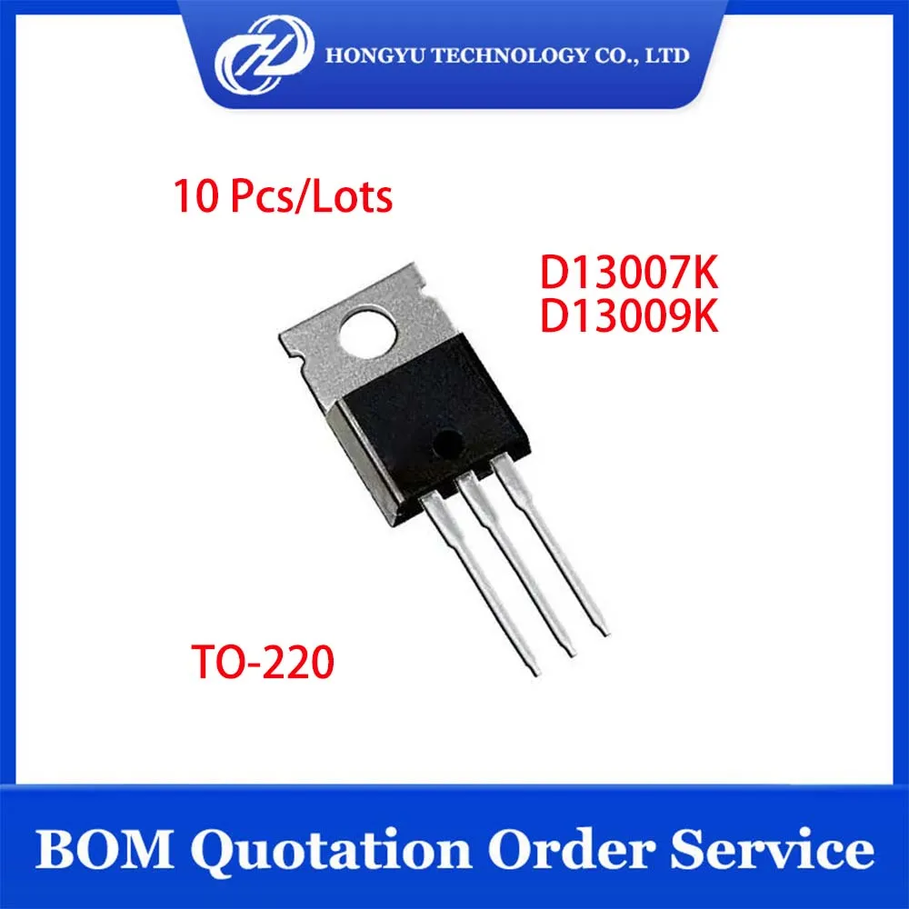 10-unids-lote-D13007K-D13009K-TO-220-D13007-13007K-13007-D13009-13009K ...