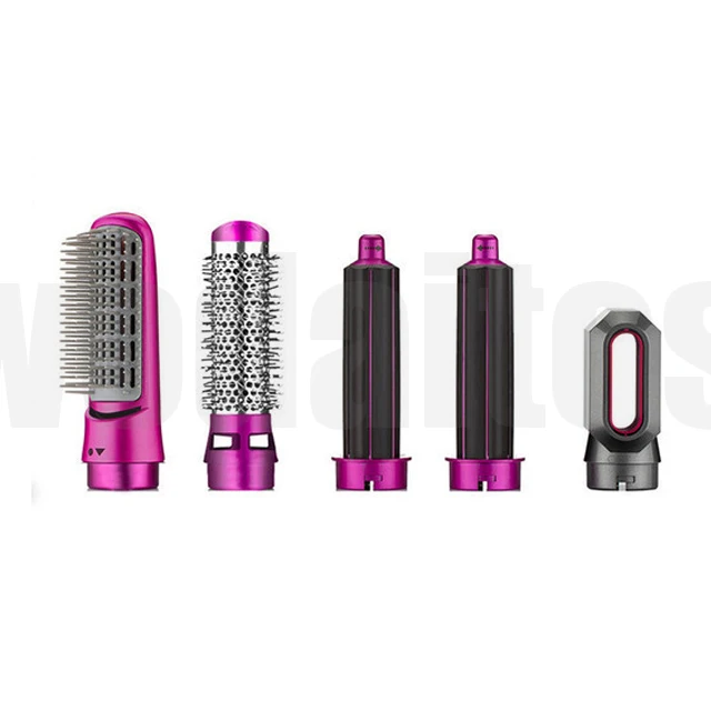 Secador de Cabelo Molhado e Seco 5 em 1 Novo Pente Quente Conjunto Profissional Curling Ferro Alisador Cabelo Ferramenta Estilo Secador Doméstico Kit 4 Computers & Electronics