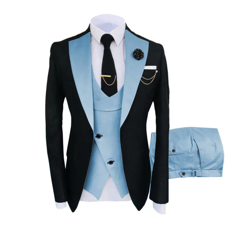 Z229Groom's new suit three-piece suit men's suit venue
