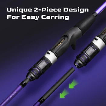 HANDING Cruiser Shadow  Slow-Pitch Jigging Rod TORAY® 40 Ton Carbon Blanks Sea Fishing Rod for Snapper, Grouper and Tuna 2
