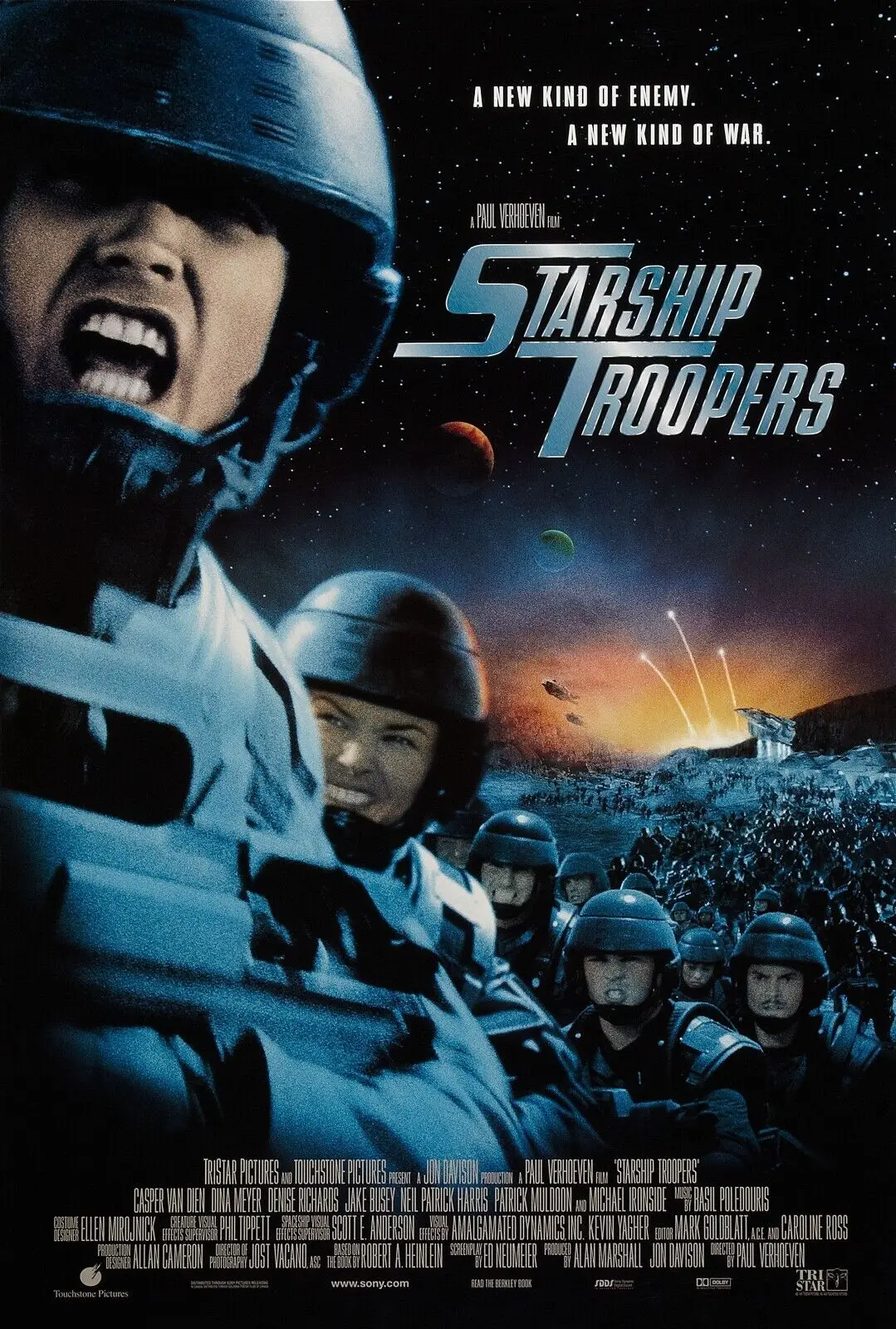 

Starship Troopers, печать фильмов, художественный холст, плакат для гостиной, Декор, домашняя Настенная картина