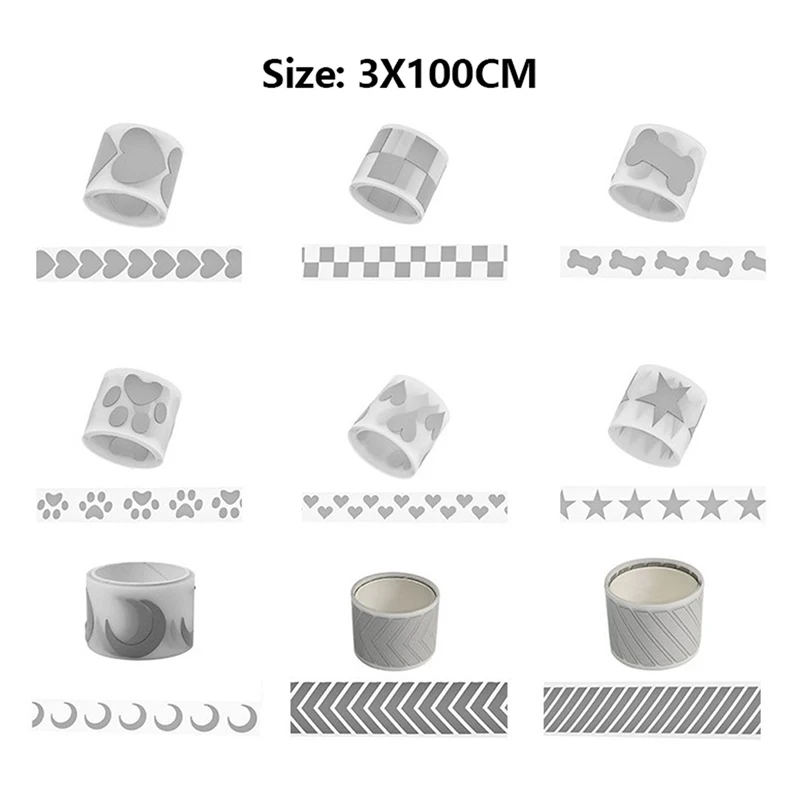 Reflective Stickers For Clothing Hot Stamping Foil Heat Transfer Vinyl Film Reflective Tape DIY Iron On Fabric