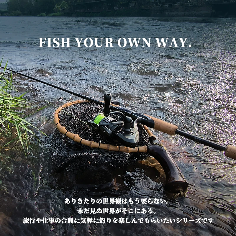 TSURINOYA 여행용 낚싯대 RANGER 2.08m 2.09m 2.21m L-ML, ML-M FUJI A 가이드 패스트 액션 휴대용 스피닝 캐스팅 배스 낚싯대