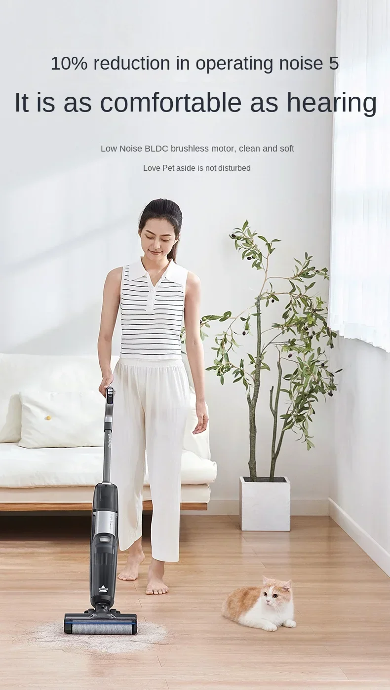 BISSELL LITE intelligent wireless lightweight sweep drag suction three-in-one mop household appliance cleaner 5