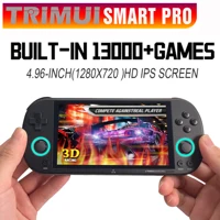 Trimui Smart Pro Console de jeu portable 4.96 ''écran IPS système Linux Joystick éclairage rvb Smartpro rétro lecteur de jeu vidéo cadeau 1