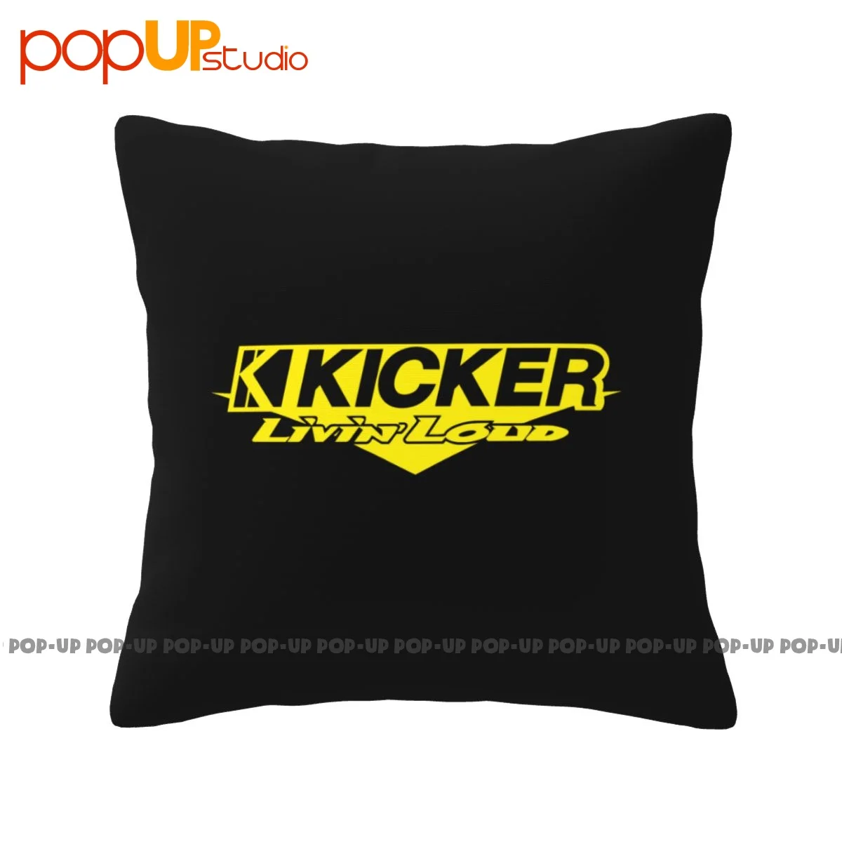 Terse Kicker Livin Loud Audio Logo Altoparlanti Amplificatori Subwoofer Per Auto P-225 Federa Fodera Per Cuscino Decorazioni Per La Casa