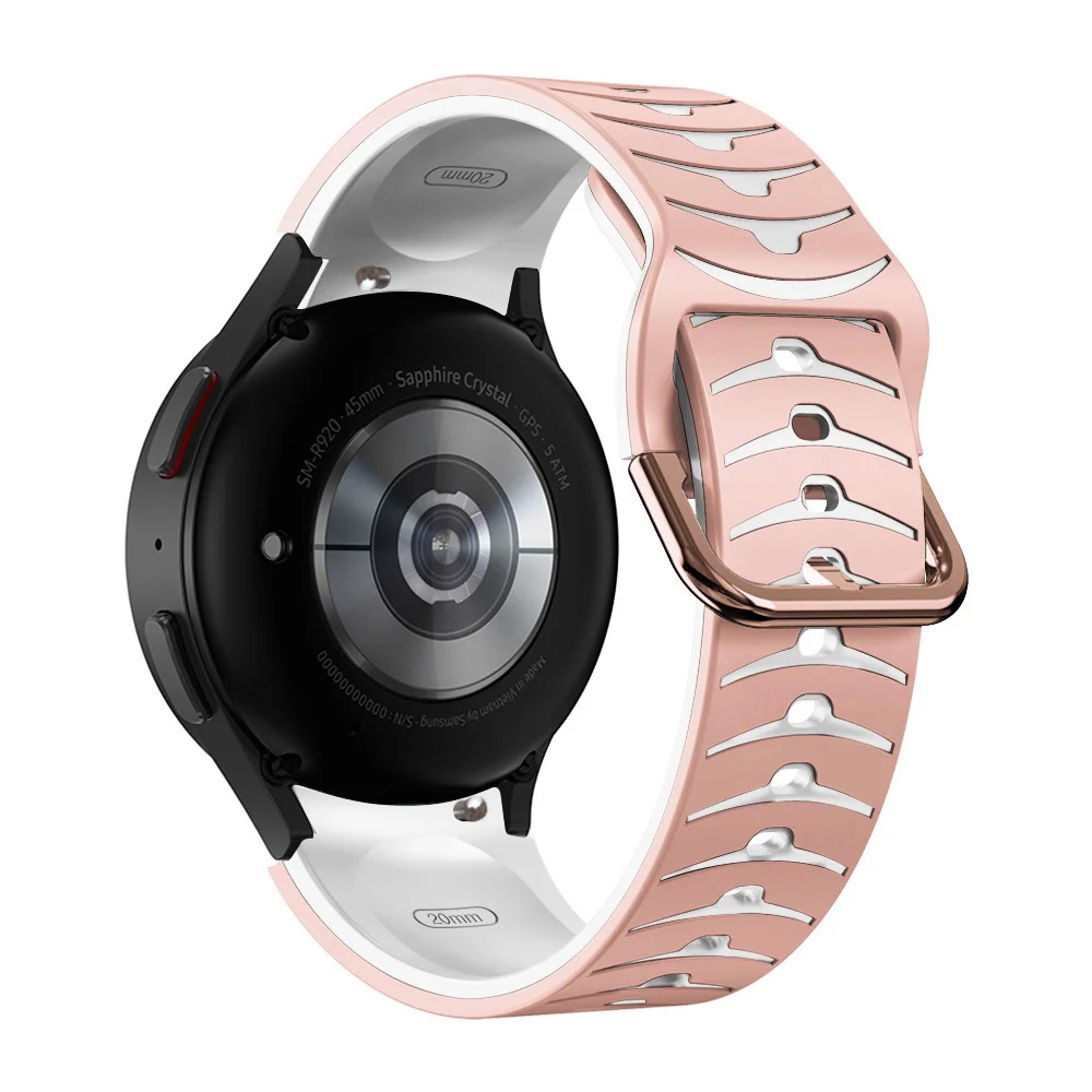 20mm Silicone Watch Band - Versatile & Comfortable Bracelet