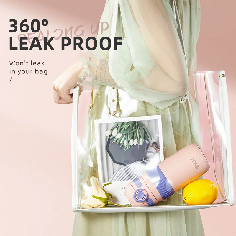 TKK 450ml SUS-316 Large Capacity Stainless Steel Thermos Portable mini Vacuum Flask Travling Camping cute colourful Mug