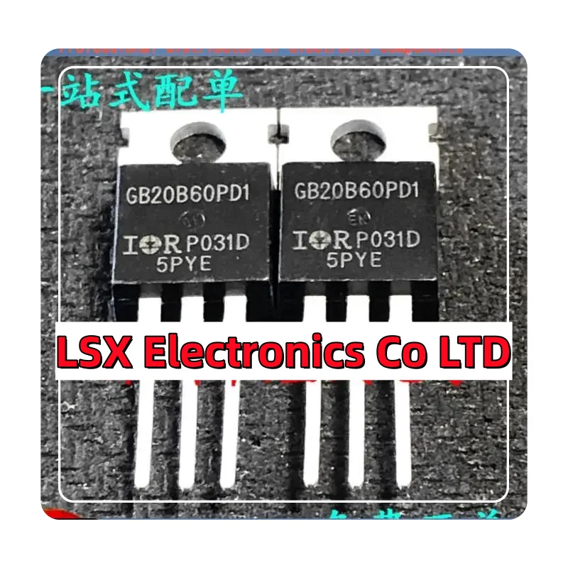 10PCS-50PCS IRGB20B60PD1 GB20B60PD1 TO-220 600V 20A Original In Stock ping